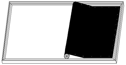 Keep the edges of the screen material close to the frame s inner border while ensuring the material remains at a safe distance from frame so that the frame does not scratch the material. 3.