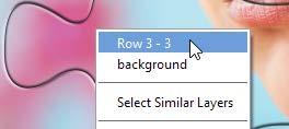 To select one piece, right click on it and select its layer from the popup menu: To select additional pieces, hold down Shift-Alt (Mac: Shift-option) and right click on