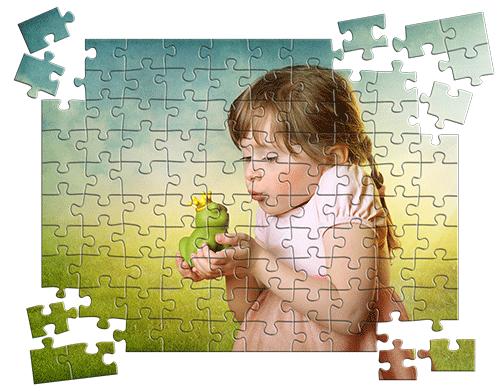 You can turn your photos into digital puzzles with up to 210 pieces.