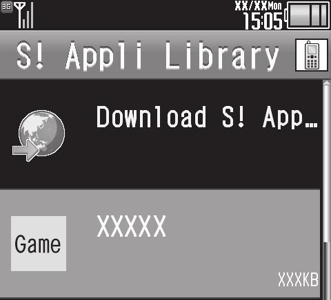 S! Appli Using S! Applications Try out the preloaded S! Applications or download and use 940SH-compatible S! Applications, including games.. Refer to the S!