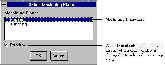 In the [Select Machining Figure] dialog box, select a machining figure for which machining data is to be set. 6.7.1.