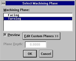 3.PROGRAMMING EXAMPLES B-62824EN-1/01 Click the button on the tool bar to select a machining plane. Here, select [Turning]. (b) Parts figure creation Click the button, and enter parts figure data.