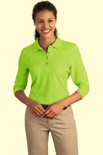 STAFF AND PARENTS EMBROIDERED SHIRTS WITH SUPERSTARS LOGO Port Authority - Ladies Silk Touch 3/4-Sleeve Sport Shirt. L562 Our silky soft, classic sport shirt in a popular sleeve length.