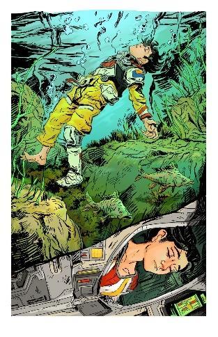 the Gold Rush Print from comic art After the Gold Rush