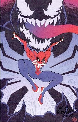 com $15 Spider-Mand and Venom (10.5x16.