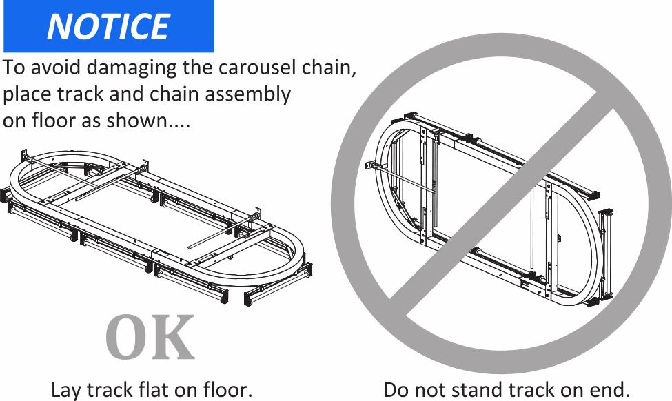 We make every effort to protect your Closet Carousel during shipping. However, it is still a good idea to examine the cartons for damage before removing contents.