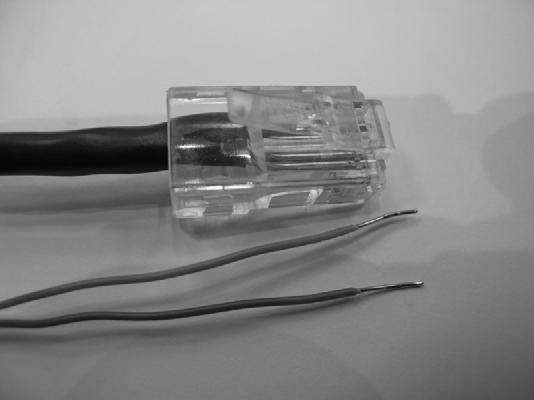 Connection Overview RJ45 Communication Cable Supplied Connection