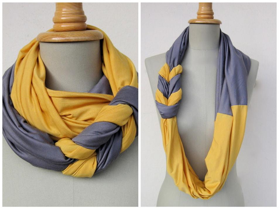 T-shirt Scarf Make fashionable scarfs out