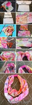 DIY Anthro Scarf Create a colorful scarf with an