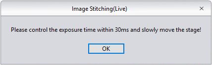 software to process another stitching. Repeat the above operation until the whole live-stitched image meets your expectation.