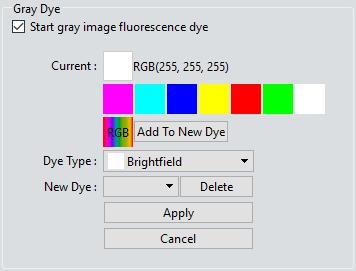 Capture Gray Dye The original images captured by mono-camers are monochrome. For this reason, User can change the color mapping whatever he like.