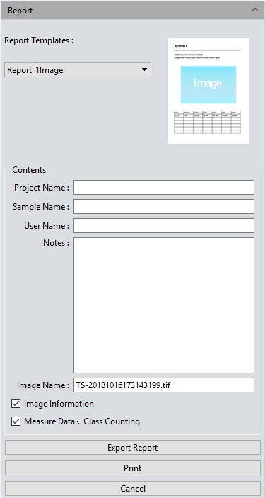 Report Capture software provides report formats to export the measurement data to your working report documents. Report Templates: Choose your desired format of report template.