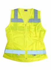 Fitted Vest SV8015MZ Fitted elastic waist 100% Polyester bright eyelet