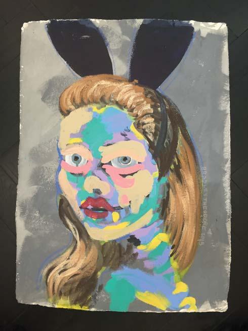 BRADLEY THEODORE Kate Moss Bunny 2015