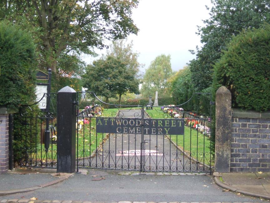 Attwood Street, Kidsgrove Cemetery Attwood Rise, Kidsgrove, Stoke-on-Trent, ST7 4BL Opened 24 June 1851 Records for this cemetery are