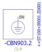 and application symbol 6 mm 2 Functional grounding (FE)