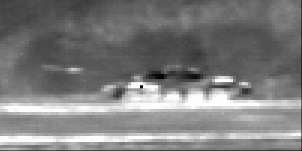 Figure 2. Clear aperature IBAS image showing an M60 tank at 1 km.