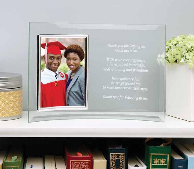 Line: 12 red blue gold green premium thank you gift* This elegant, curved glass picture frame