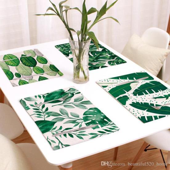 My Leafy Table Mat Instructions- 1. Ask the child to collect leaves of different shapes and sizes. 2.