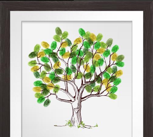 The Enchanted Tree- Ear bud Printing Instructions- 1. Take an A4 size pastel sheet and help your child draw the trunk and branches of a tree on it. (as shown in the image given above) 2.