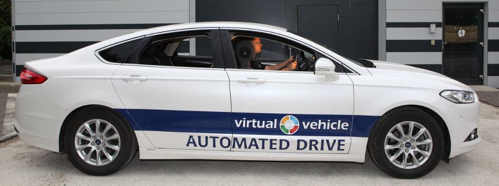 side, back One Mobile Eye Virtual Vehicle Automated Drive test vehicle Full vehicle control Steering,