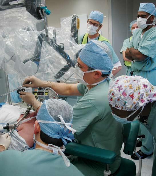 Healing Hands: How High-Tech Hamilton Will Touch the World Robotic-assisted surgical procedures allow specialists to direct their expertise to where it s most urgently needed frontier of surgical