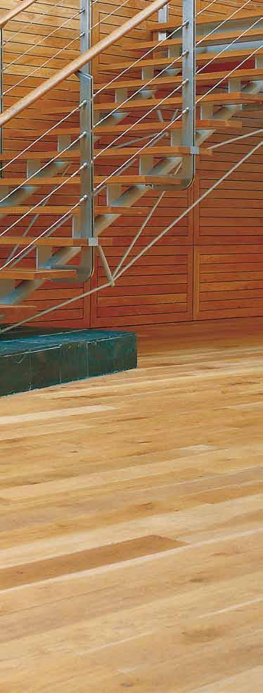A wear-resistant treatment No two wooden floors are the same.