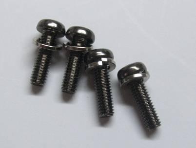 As shown in the photo, insert black screws in the first and tenth holes from the ends of the bottom portion of the board.