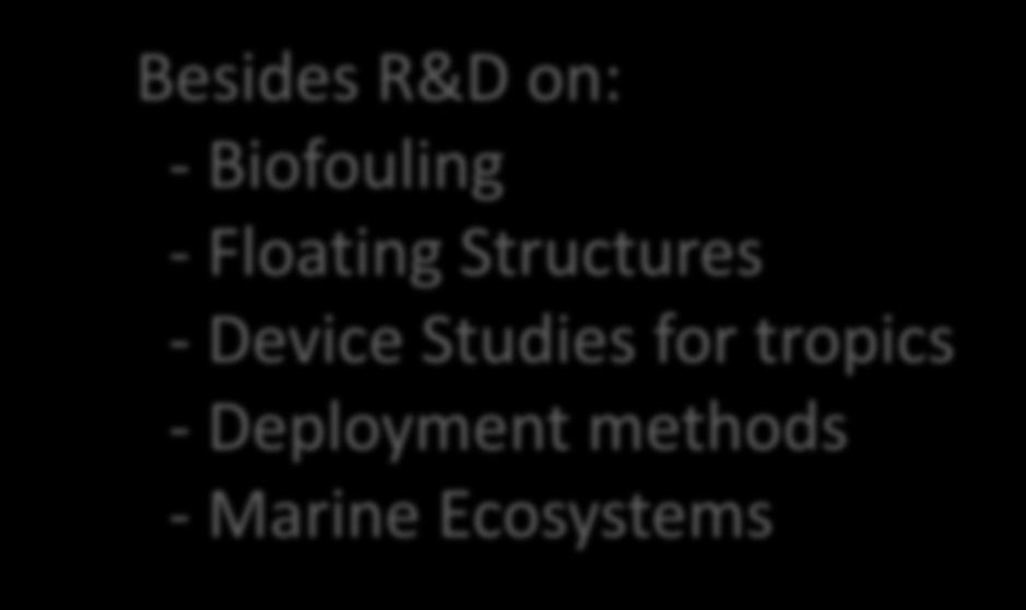 Structures - Device Studies for tropics - Deployment methods -
