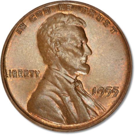 Starting in 1917, the designer s initials returned to the Lincoln cent; this time in very small letters on the truncation of Lincoln s bust.