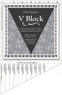 ROUND UP TOOL - $35 February 21, Make the Crazy Peels quilt by combining a stack and wack block