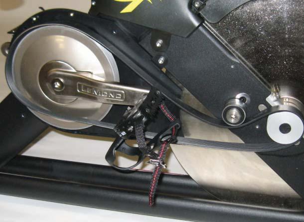 (3) Install belt Re-assembling the bike Wrap belt around