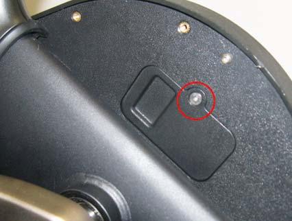 Remove transmitter (if present) Use 2.5mm Allen Key to remove transmitter door.
