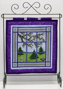 Right, Winter Window Quilt $13 w/4 charms is the first in this four-part seasonal series.