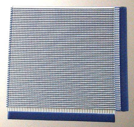 Cross strip anode readout Cross strip is a multi-layer layer cross finger layout. Fingers have ~0.5mm period on ceramic.