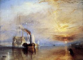 The 'Fighting Temeraire' Tugged to her Last Berth to be Broken Up, 1838-39, Oil on canvas, 91 x 122 cm, National Gallery, London Dido