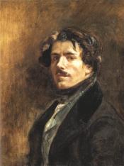 Eugène Delacroix (1798-1863), Self-Portrait 1837, Oil on canvas, 65 x 55 cm, Louvre, Paris Romanticism
