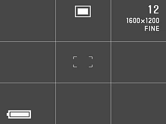 Turning the On-screen Grid On and Off You can display gridlines on the monitor screen to help you compose your images before recording them. 4.