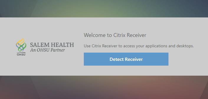 After Receiver is installed, click Cntinue.