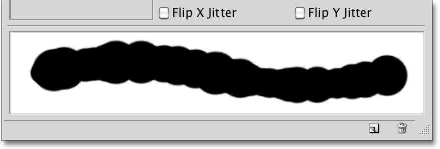 For example, you can control your brush size with pen pressure and still add some randomness to it as well. By default, the Jitter option is set to 0%, which means off.