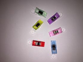 HIGH QUALITY PLASTIC QUILTING CLIPS WITH METAL SPRING 3 different types Perfect for making quilts,