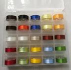 Item #bob-l has 14 assorted colours (2 each of some colours) packed in a plastic box, Size L Item