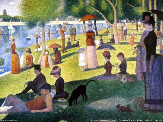 Georges Seurat Sunday afternoon on the Island