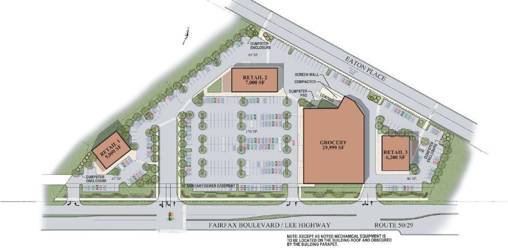 Point 50 FAIRFAX BOULEVARD & EATON PLACE Whole Foods anchor building of 30,000 sf The proposed