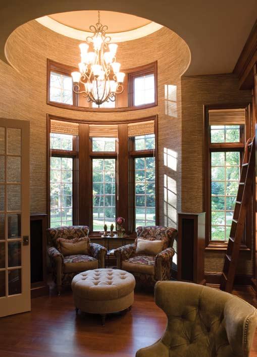 Putting pine windows in a maple den is not our idea of perfection.