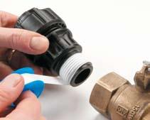 THREADED FITTINGS - INSTALLATION INSTRUCTIONS Philmac 3G Compression fittings offer a range of advantages over metal threaded fittings Faster, Easier and Reliable Installation.