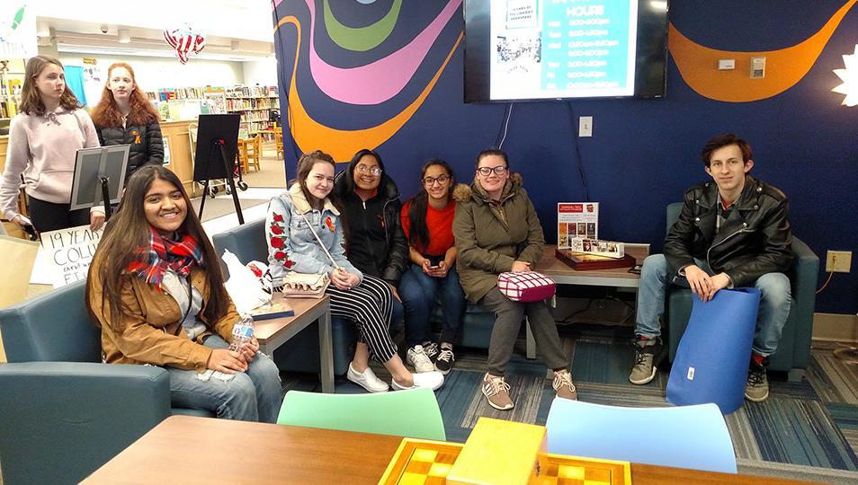 LEARN Small Libraries Create Smart Spaces A Place for Meaningful Connection On April 20, 2018, a group of Cornwall students went to the library s new Smart Space to make signs and write letters for