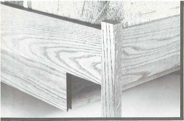 it isn't you won't get a well-fitted joint. Set the dovetail cutter to a height equal to the depth of the dovetail groove cut in parts A. The scrap piece can be used here as shown in the Fig. 3 inset.