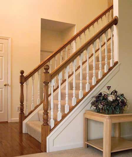 Briarcliffe Collection Post to Post Non-Plowed Handrails and Pin Top Balusters Plowed Handrails and Square Top Balusters LJ-6109 LJ-6210 LJ-6005 LJ-6109P1 LJ-6400 LJ-6519 Shoerail & Fillet LJ-6210P