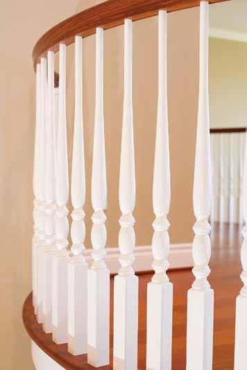 Newel Posts Available in Ball Top Specify BT suffix (LJF-3340BT) (LJP-3340BT) Newel Drop LJ-4299A Consider box newels for your stairway